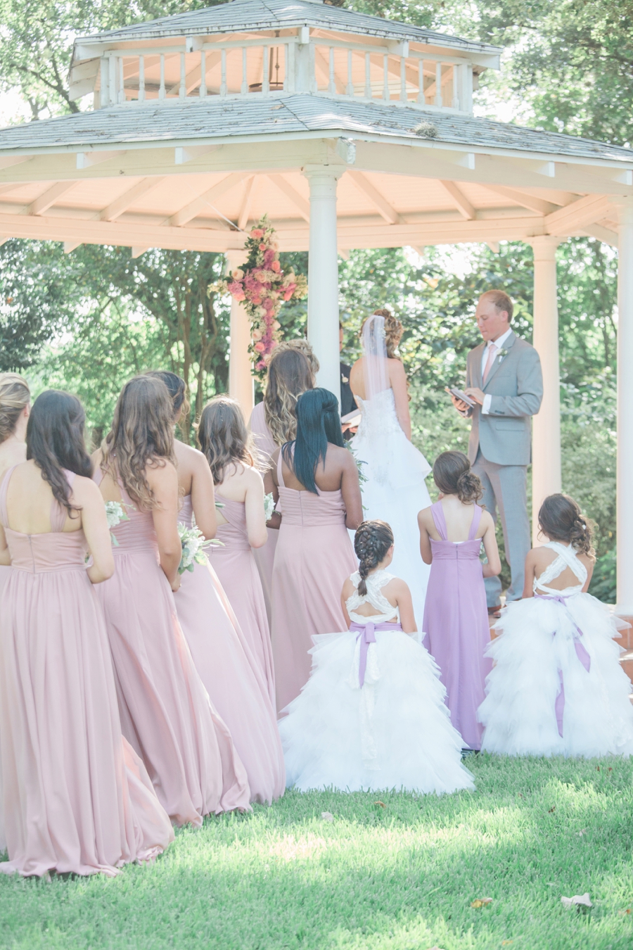 Classic Blush & Lavender Texas Wedding via TheELD.com