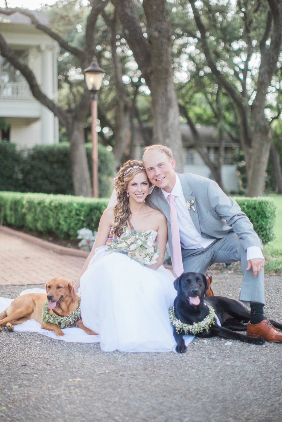 Classic Blush & Lavender Texas Wedding via TheELD.com