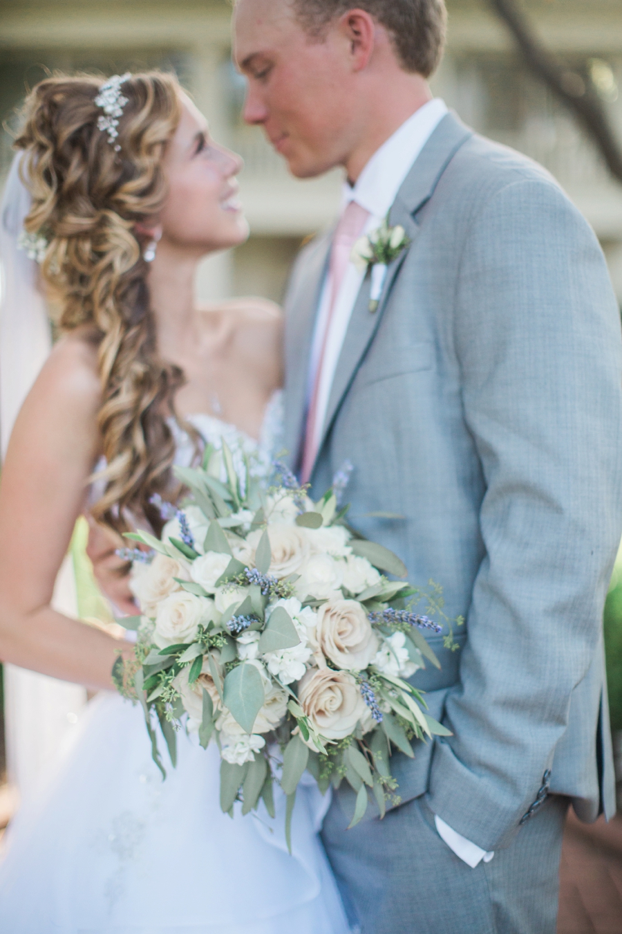 Classic Blush & Lavender Texas Wedding via TheELD.com