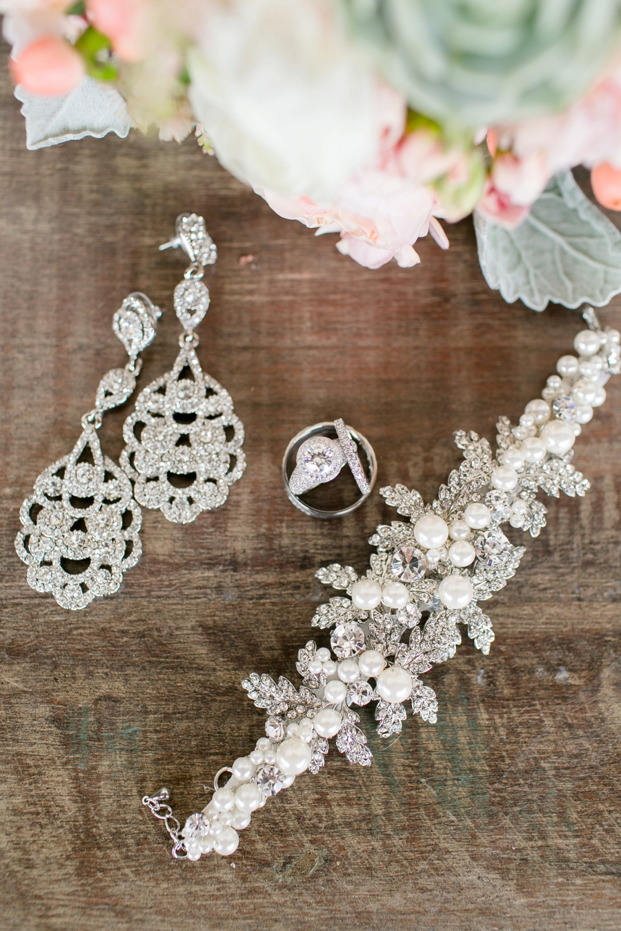 Elegant Blush & White Temecula Wedding via TheELD.com