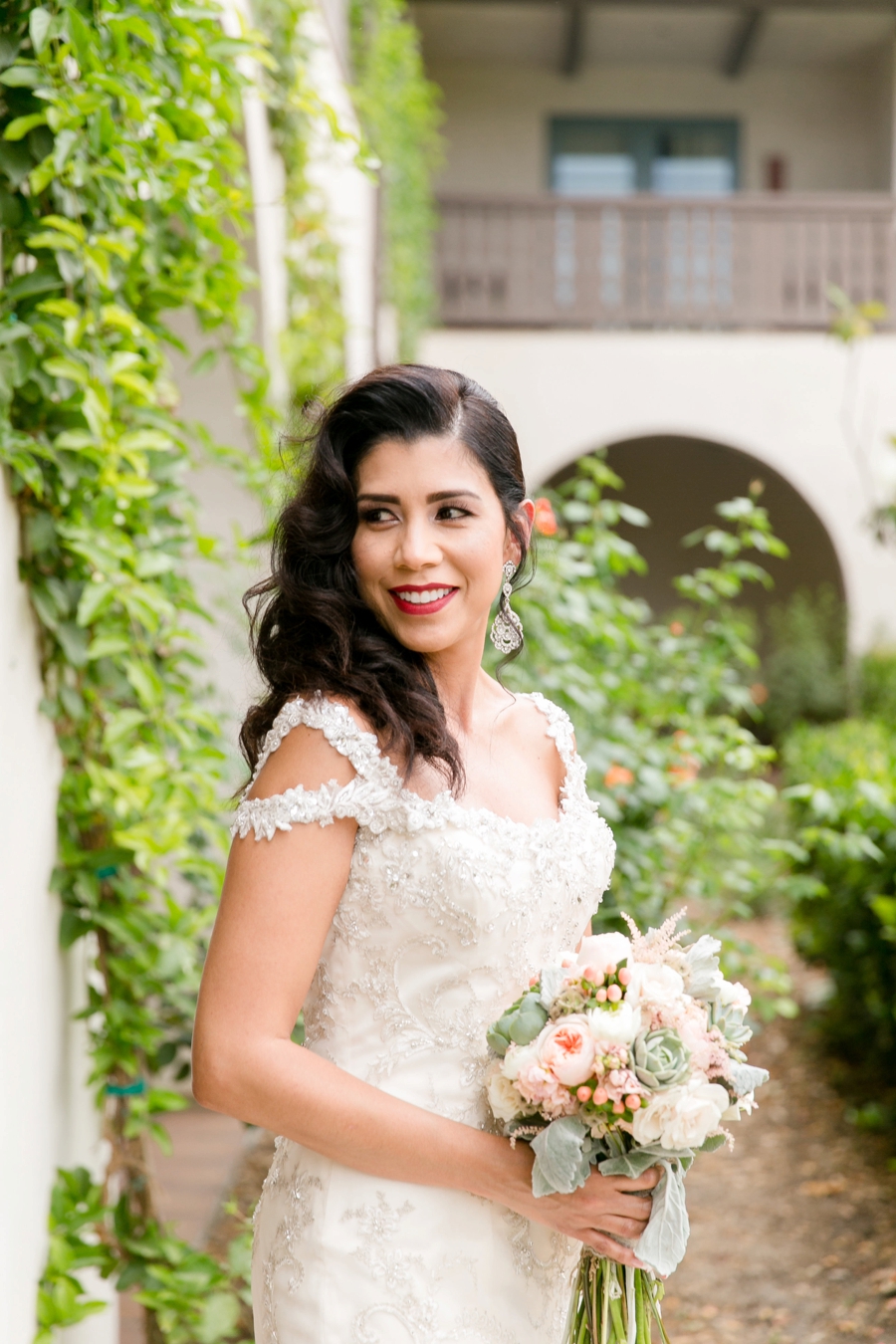 Elegant Blush & White Temecula Wedding via TheELD.com