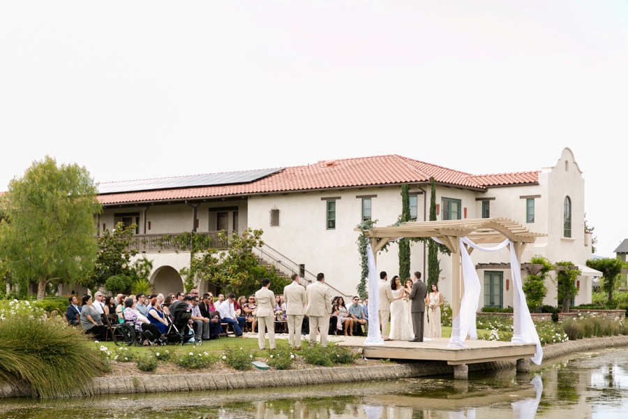 Elegant Blush & White Temecula Wedding via TheELD.com