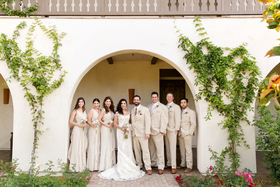 Elegant Blush & White Temecula Wedding via TheELD.com