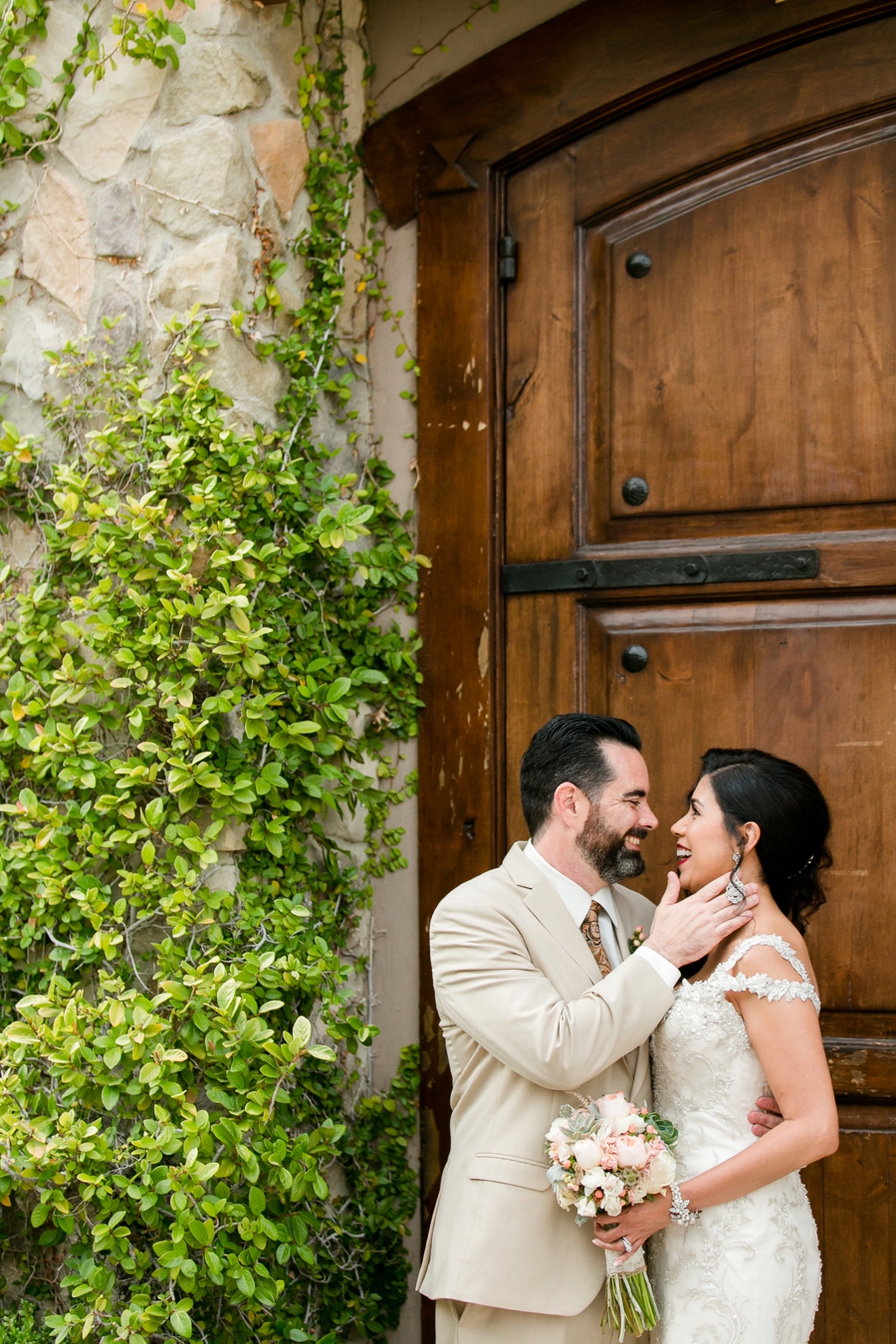 Elegant Blush & White Temecula Wedding via TheELD.com