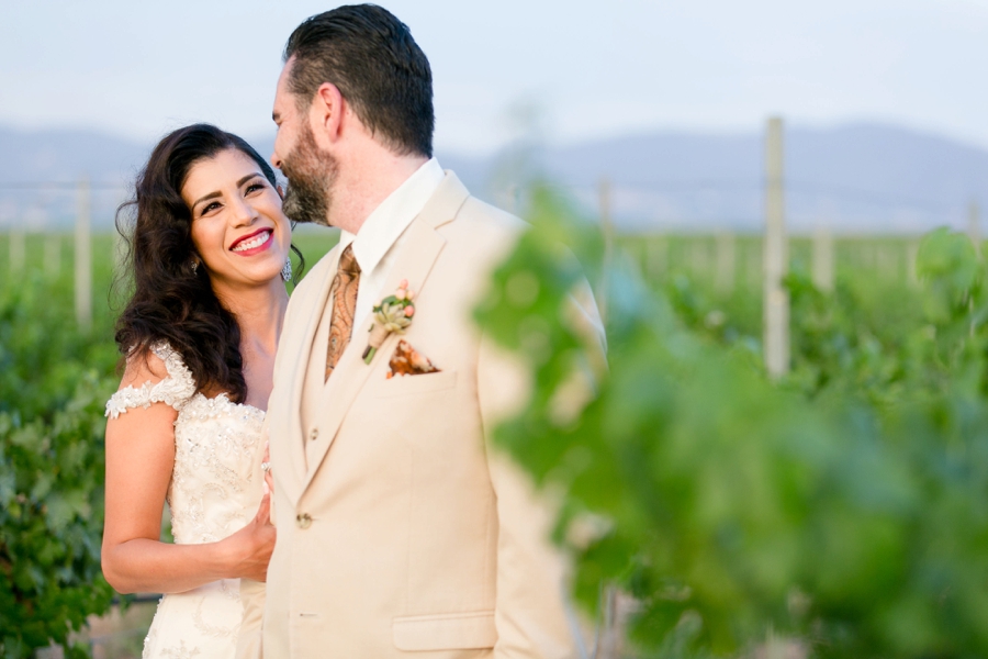 Elegant Blush & White Temecula Wedding via TheELD.com