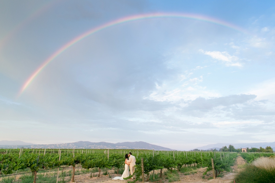 Elegant Blush & White Temecula Wedding via TheELD.com