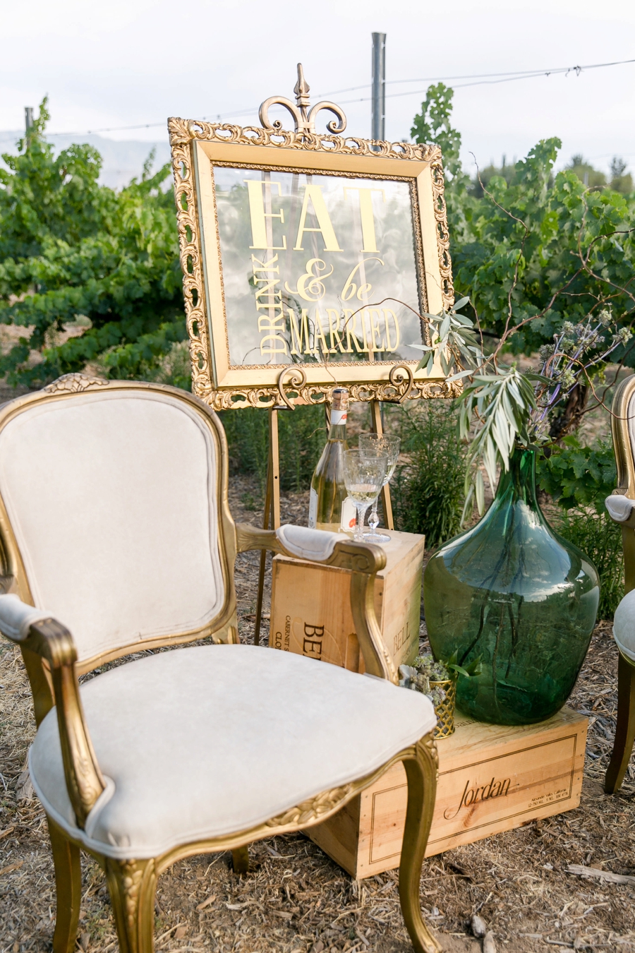 Elegant Blush & White Temecula Wedding via TheELD.com