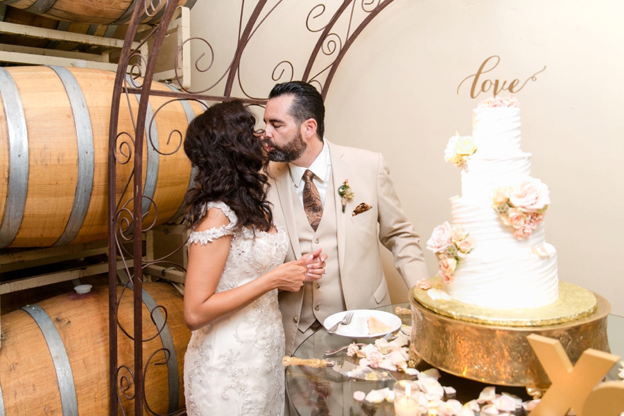 Elegant Blush & White Temecula Wedding via TheELD.com