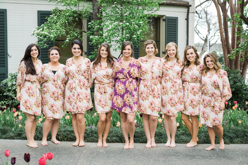 Elegant Pink, Black & Gold Dallas Wedding via TheELD.com