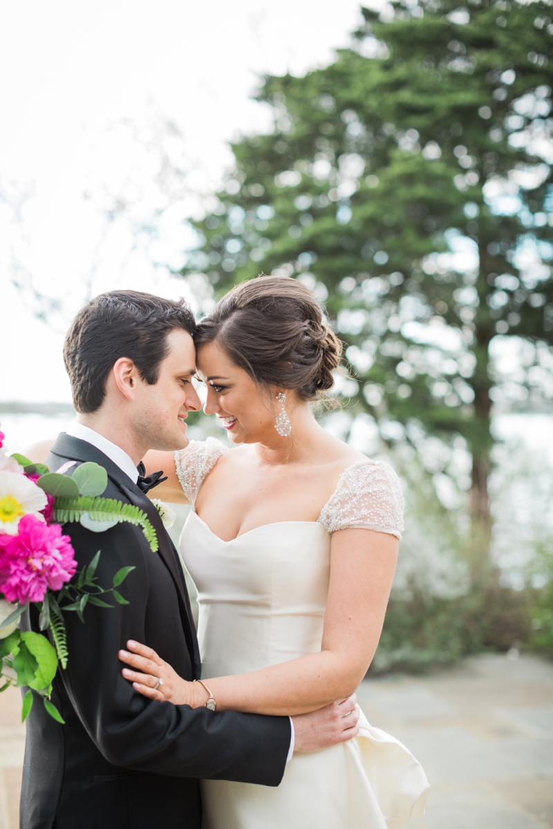 Elegant Pink, Black & Gold Dallas Wedding via TheELD.com