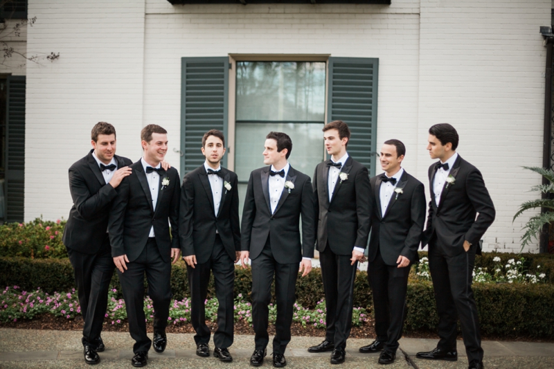 Elegant Pink, Black & Gold Dallas Wedding via TheELD.com