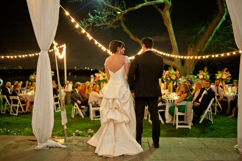 Elegant Pink, Black & Gold Dallas Wedding via TheELD.com