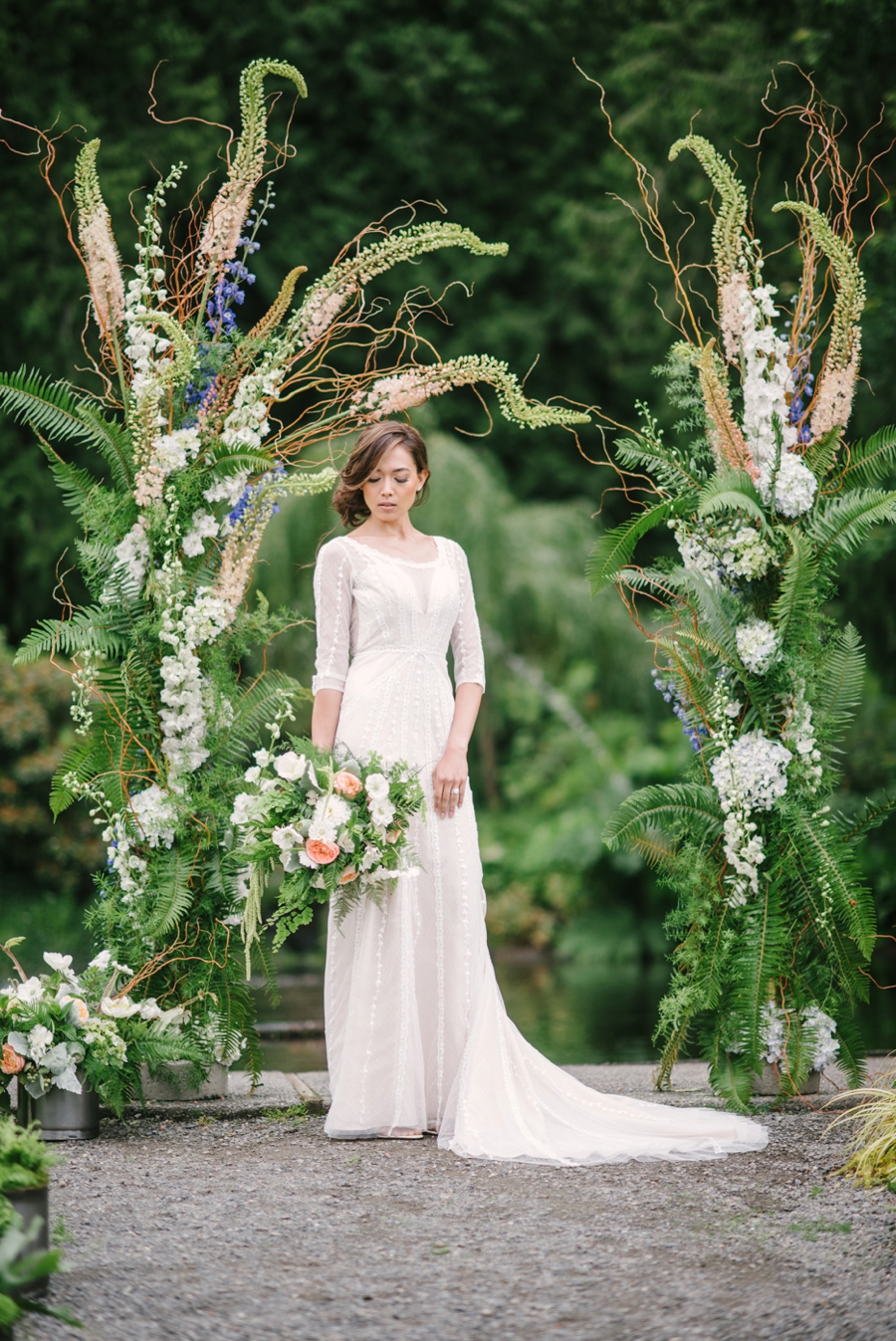 Modern Organic Wedding Inspiration via TheELD.com