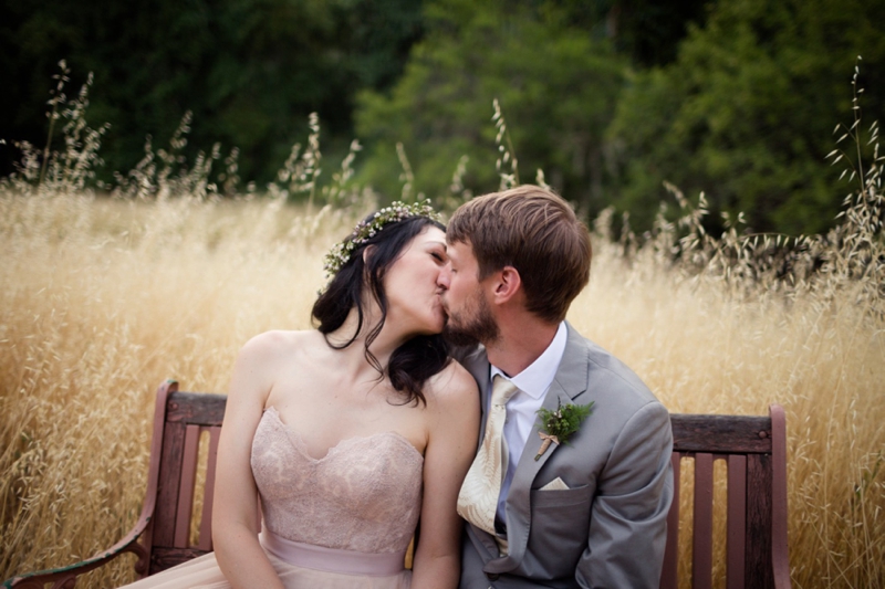 Organic & Romantic Backyard Wedding via TheELD.com