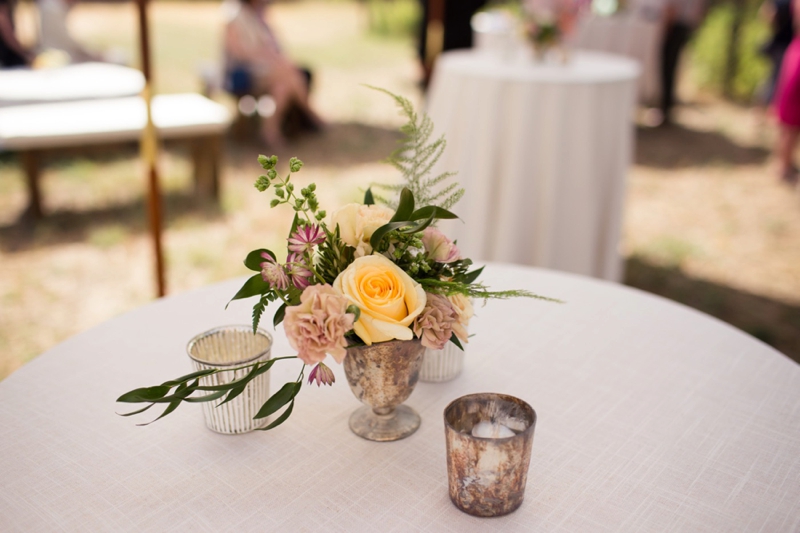 Organic & Romantic Backyard Wedding via TheELD.com