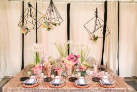 Modern Glam Black & Rose Gold Wedding Ideas | Every Last Detail