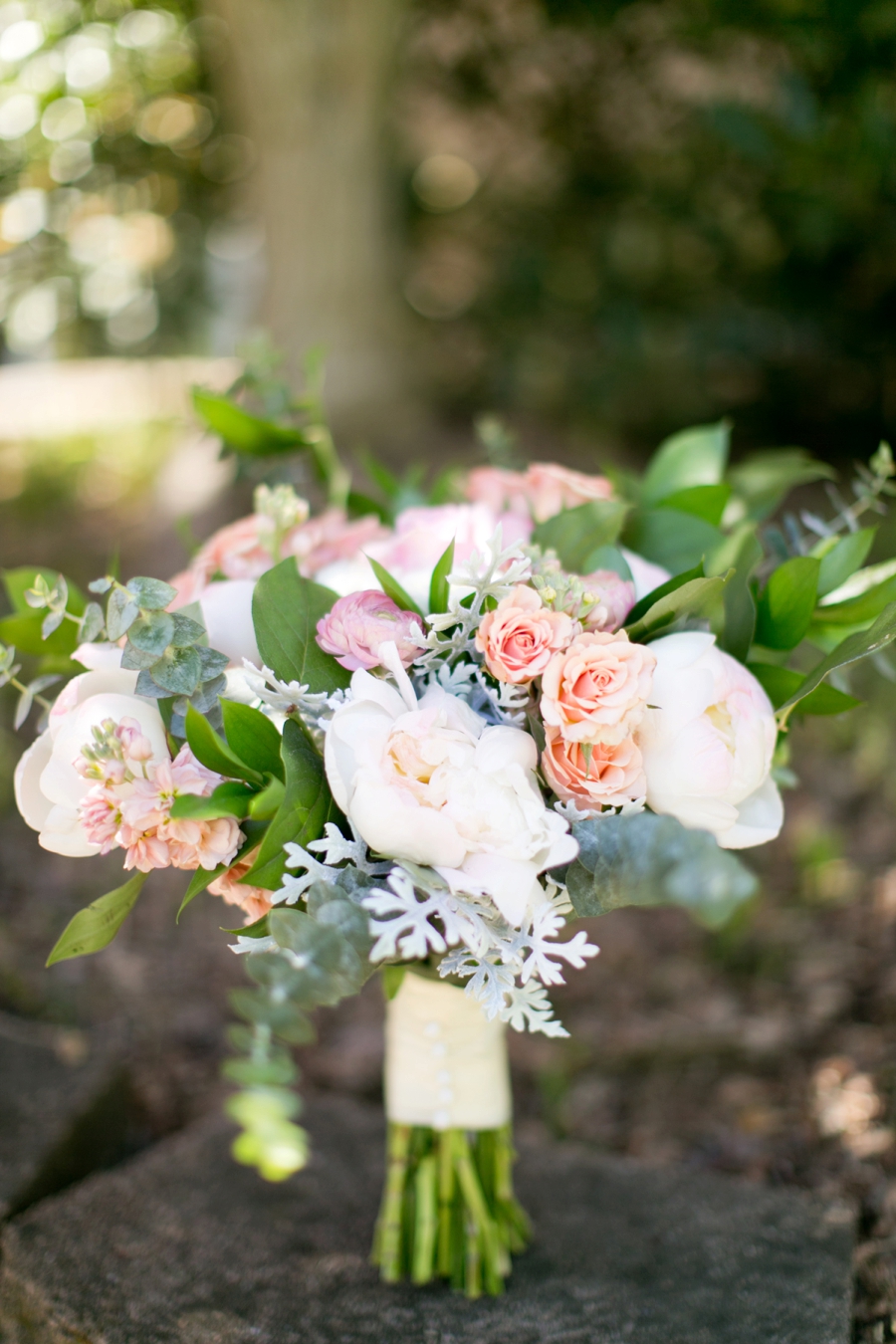 Pink, Blue & Gold South Carolina Wedding via TheELD.com