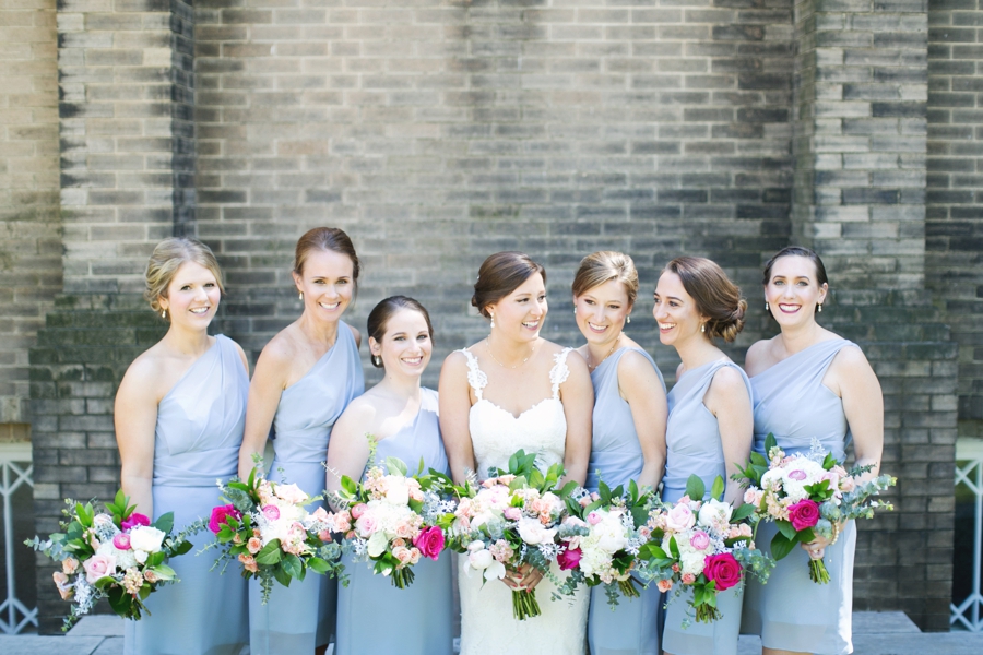 Pink, Blue & Gold South Carolina Wedding via TheELD.com