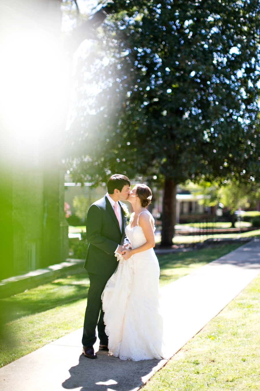 Pink, Blue & Gold South Carolina Wedding via TheELD.com