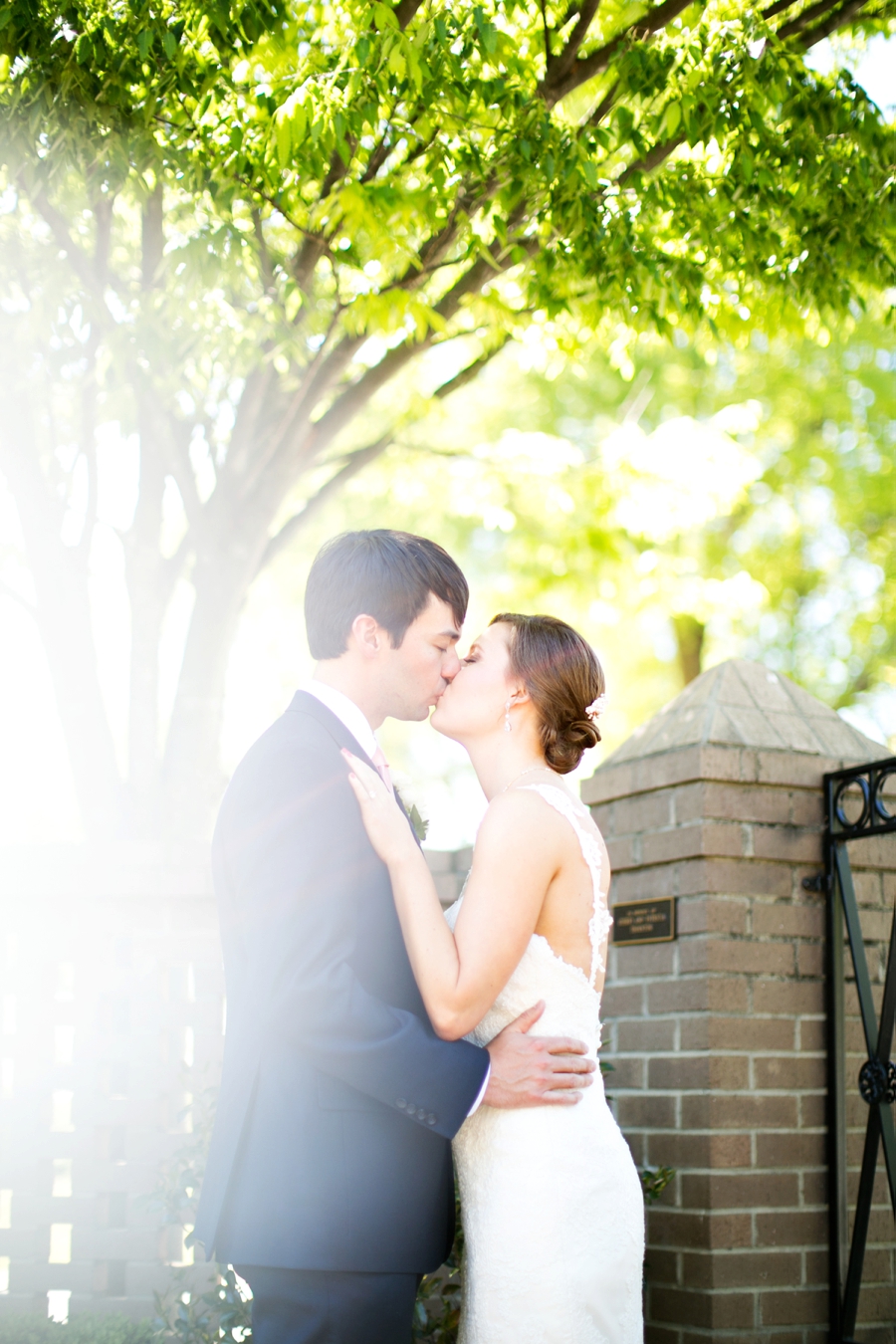 Pink, Blue & Gold South Carolina Wedding via TheELD.com