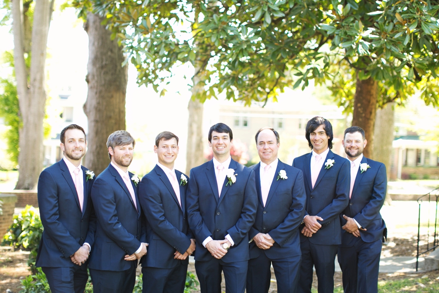 Pink, Blue & Gold South Carolina Wedding via TheELD.com