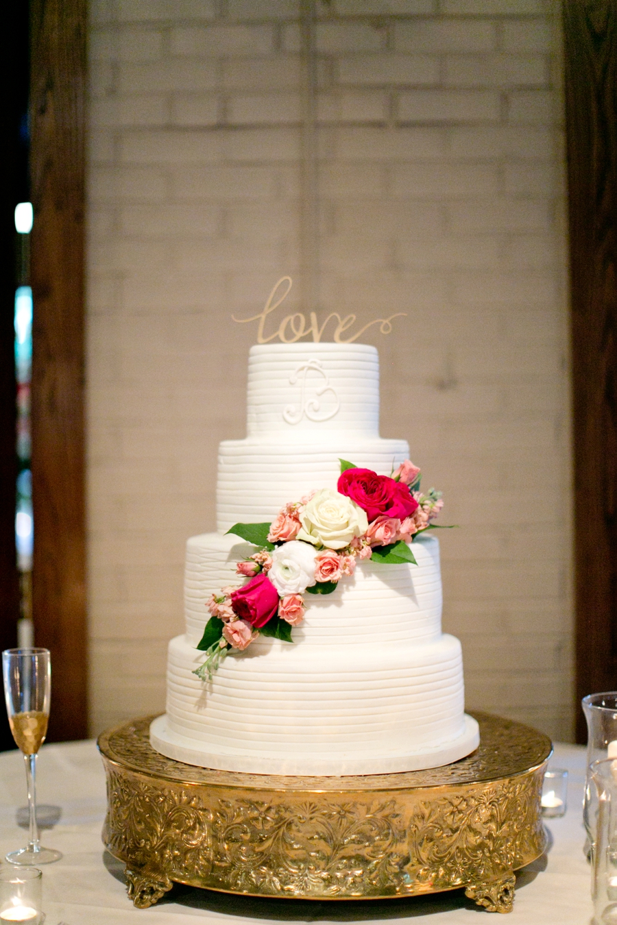 Pink, Blue & Gold South Carolina Wedding via TheELD.com