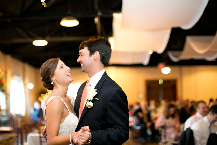 Pink, Blue & Gold South Carolina Wedding via TheELD.com