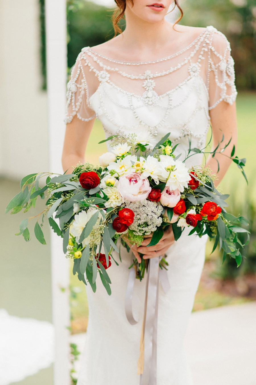 Romantic Green Garden Wedding Ideas via TheELD.com