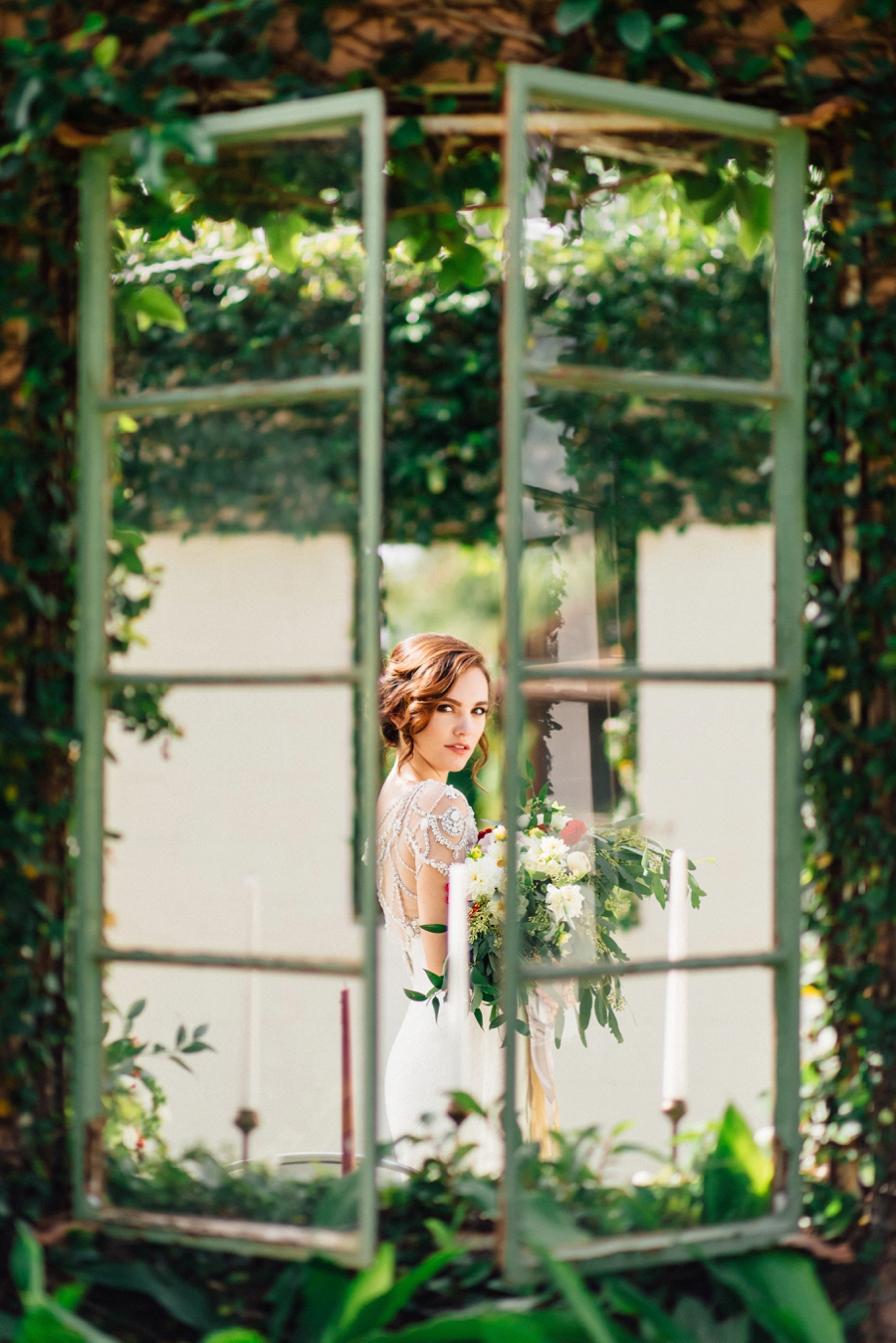 Romantic Green Garden Wedding Ideas via TheELD.com