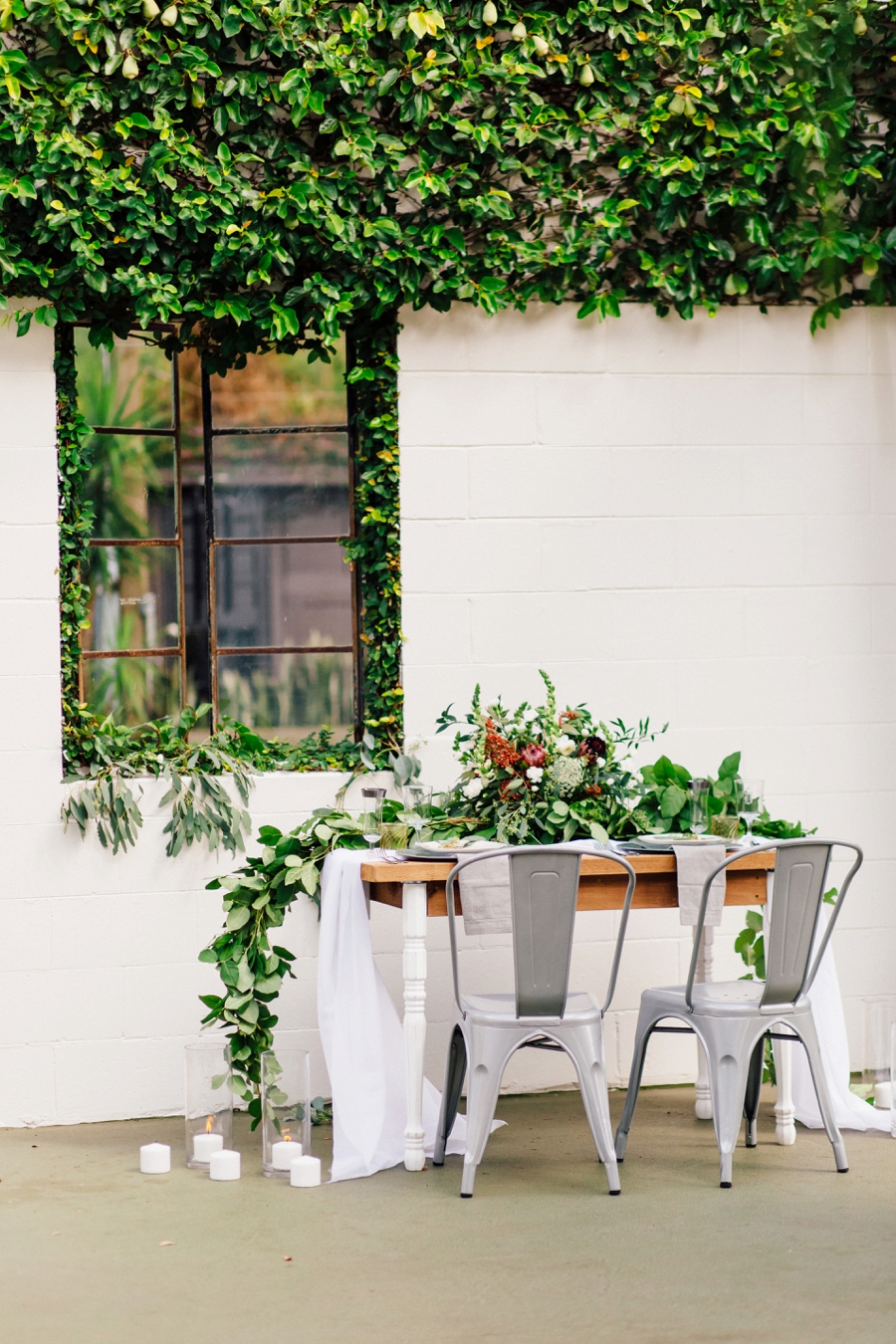 Romantic Green Garden Wedding Ideas via TheELD.com