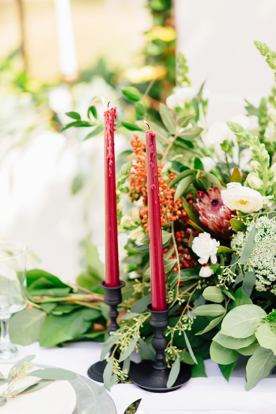 Romantic Green Garden Wedding Ideas via TheELD.com