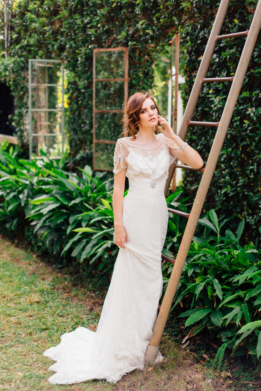 Romantic Green Garden Wedding Ideas via TheELD.com