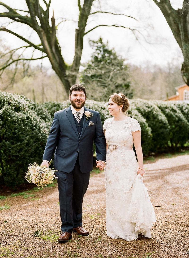 Romantic Whimsical Nashville Barn Wedding via TheELD.com