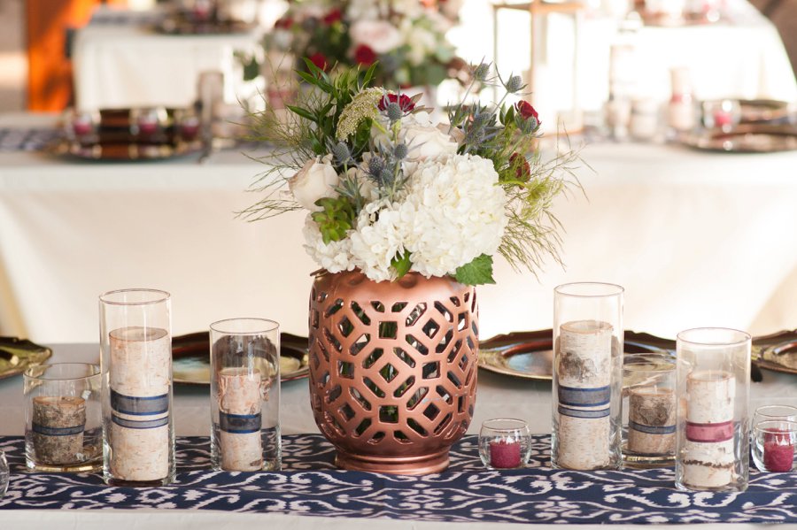 A Navy & Red Rustic Central Florida Wedding via TheELD.com