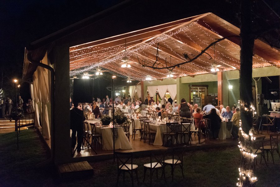 A Navy & Red Rustic Central Florida Wedding via TheELD.com