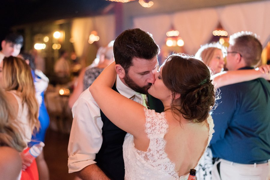 A Navy & Red Rustic Central Florida Wedding via TheELD.com