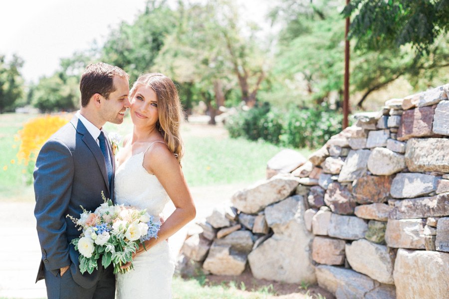 Copper and Dusty Blue Wedding Ideas via TheELD.com