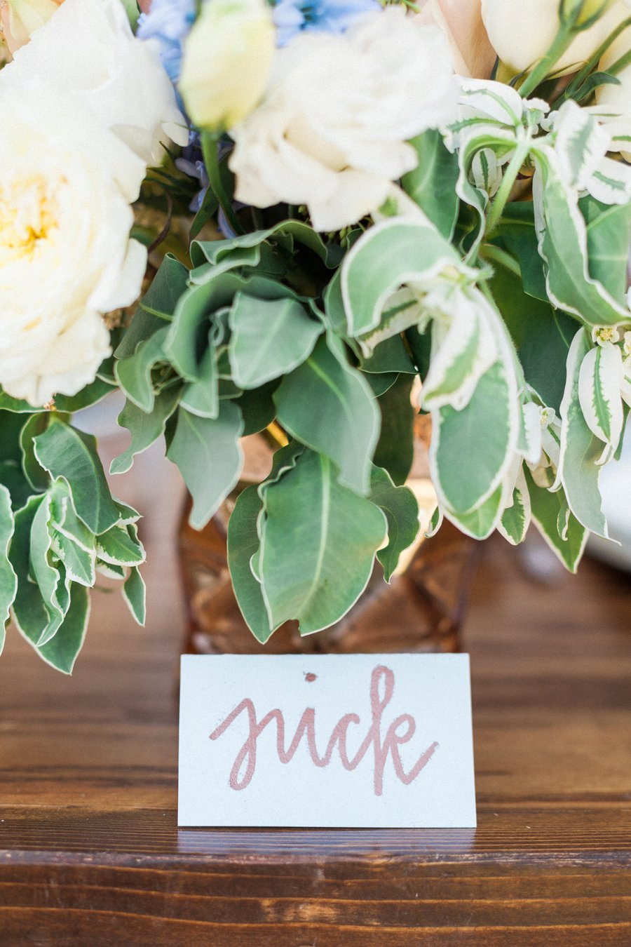 Copper and Dusty Blue Wedding Ideas via TheELD.com