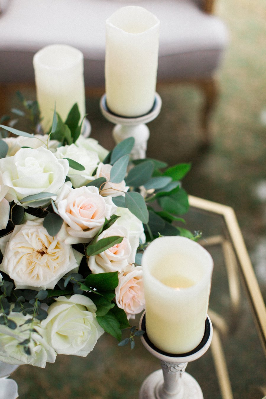 Elegant Blush & White Beach Wedding via TheELD.com