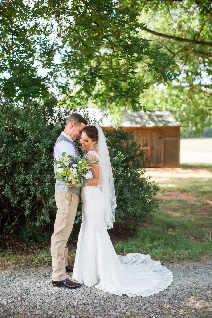 Lavender and Sage Craft Beer Inspired Barn Wedding via TheELD.com