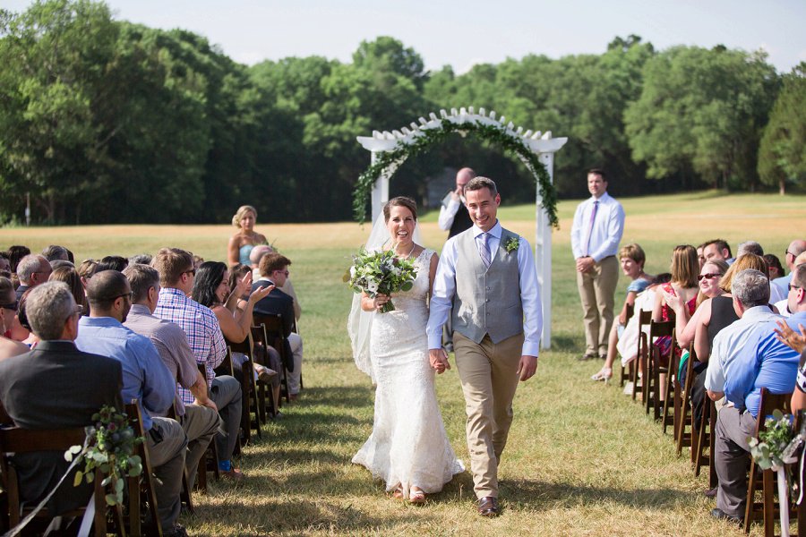 Lavender and Sage Craft Beer Inspired Barn Wedding via TheELD.com