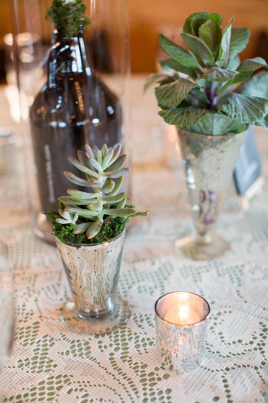 Lavender and Sage Craft Beer Inspired Barn Wedding via TheELD.com