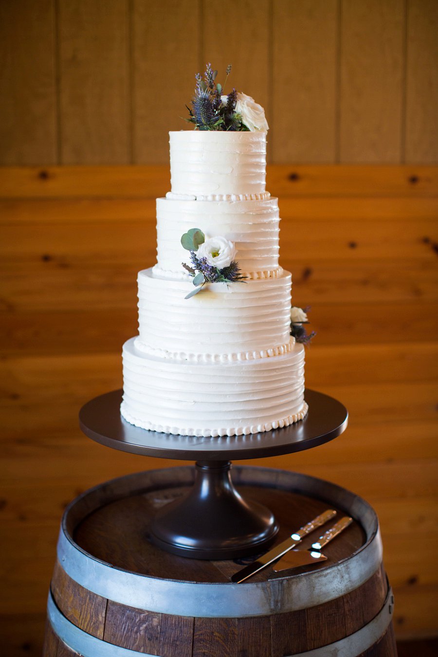 Lavender and Sage Craft Beer Inspired Barn Wedding via TheELD.com