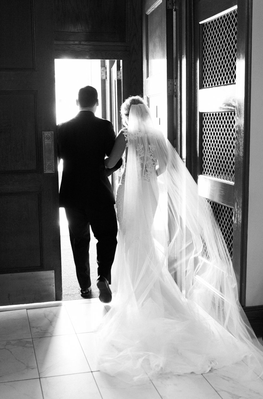 Elegant Ivory and Blush Connecticut Wedding via TheELD.com