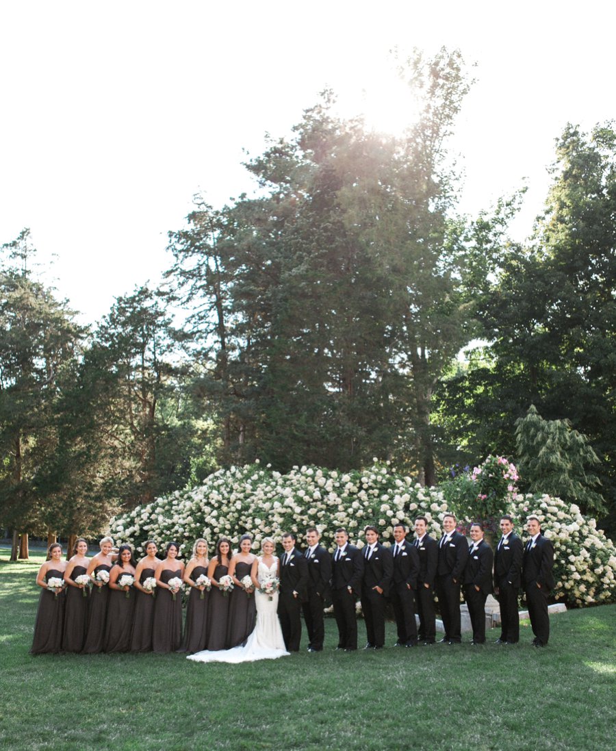 Elegant Ivory and Blush Connecticut Wedding via TheELD.com