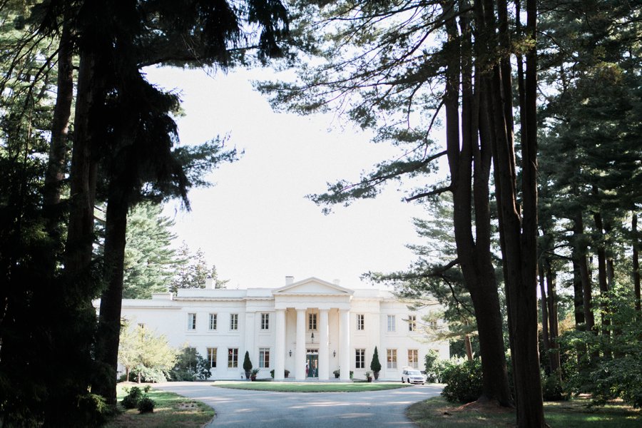 Elegant Ivory and Blush Connecticut Wedding via TheELD.com