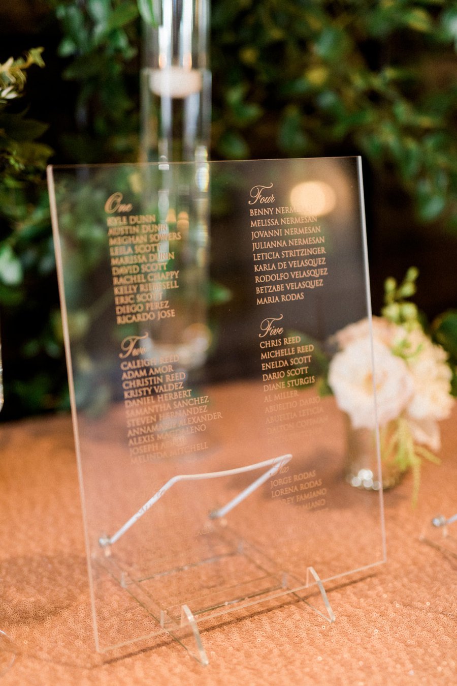 Modern Elegant Blush & Gold Florida Wedding via TheELD.com