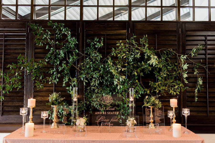 Modern Elegant Blush & Gold Florida Wedding via TheELD.com