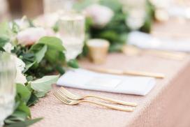 Modern Elegant Blush & Gold Florida Wedding | Every Last Detail