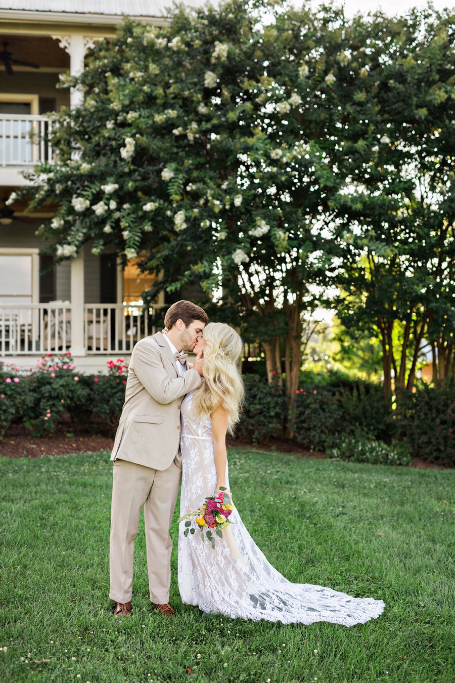 Colorful Southern Farm Wedding Inspiration via TheELD.com